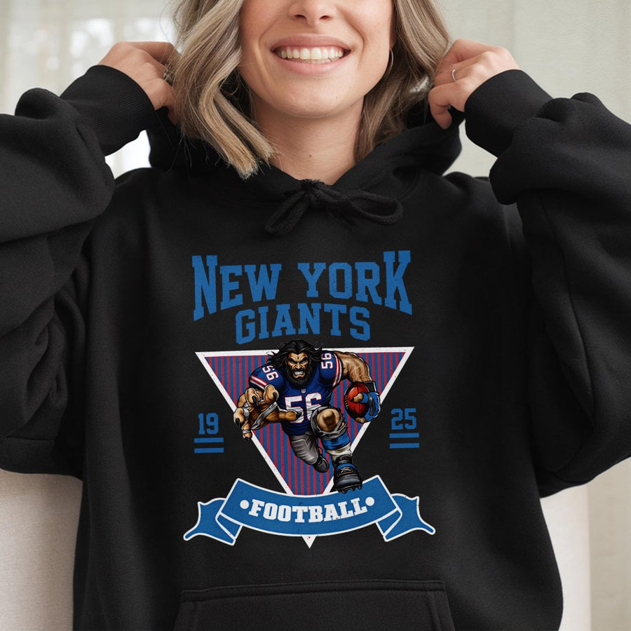 New York Giants Football 1925 With Cartoon Player Graphic Hoodie