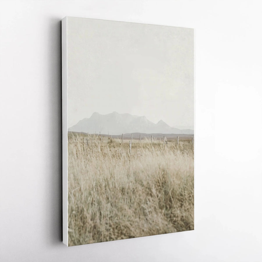 Mountain Landscape Vertical Canvas | Minimalist Boho Photography Print | Premium Gallery Wrapped Canvas | Modern Farmhouse Decor Gift