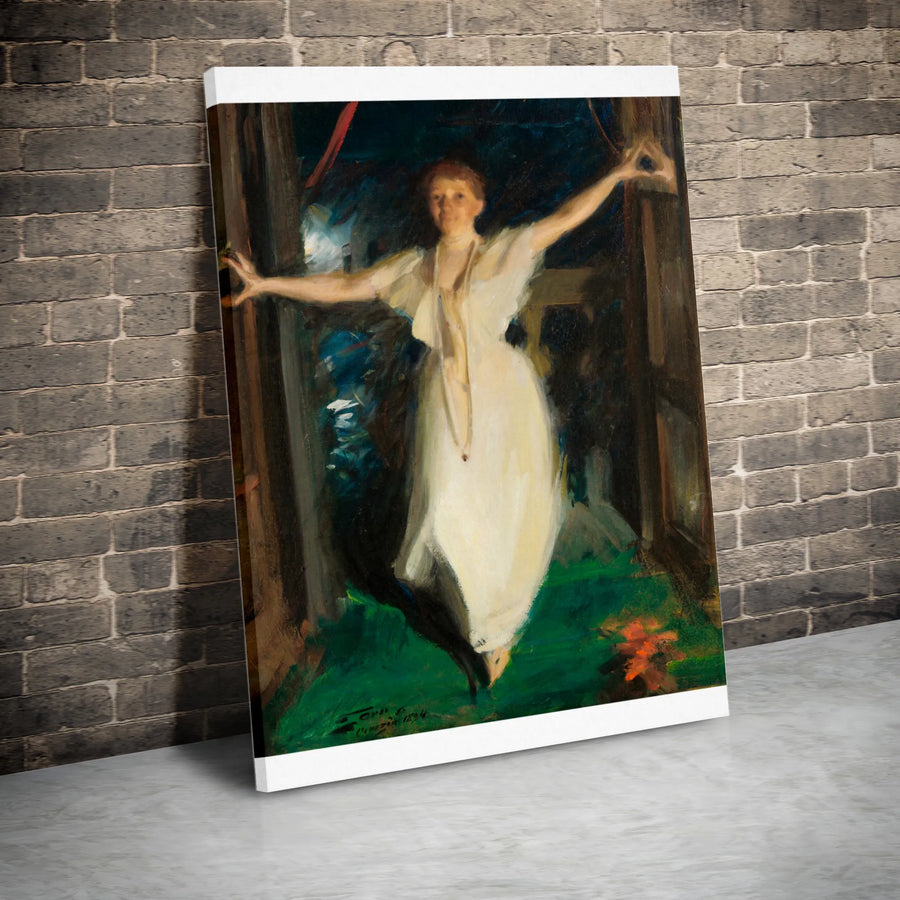 The Morning Toilet by Anders Zorn Canvas | Impressionist Wall Art Print | 1.25-Inch Gallery Wrap | Classical Fine Art Home Decor