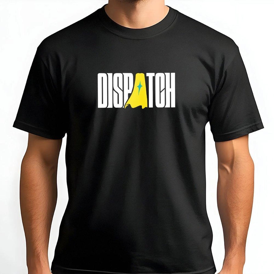 Dispatch Hero Graphic T-Shirt | Retro Gaming Character Team Design | Premium 100% Cotton Apparel | Unique Gamer Gift for Men and Women