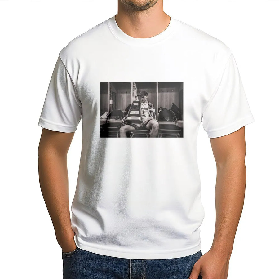 State Champion Basketball T-Shirt | Retro Locker Room Trophy Photo Graphic | Premium Soft Cotton | Gift for High School Basketball Player Fan
