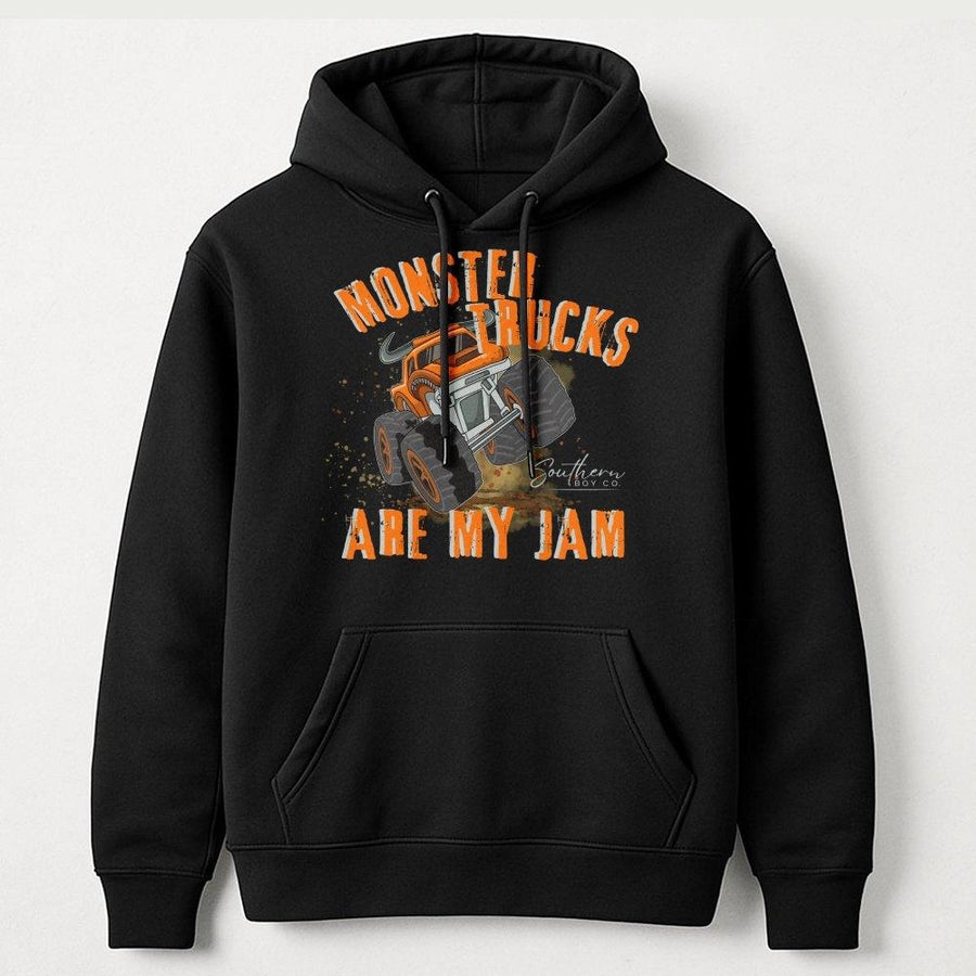 Monster Truck Hoodie | Off-Road Mud Racing Graphic Design | Premium Cotton Blend | Gift for Monster Truck Fans and Kids