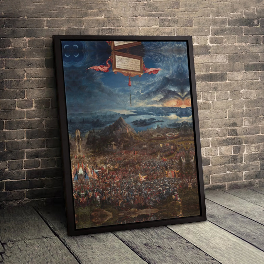 The Battle Of Alexander At Issus Canvas Print | Albrecht Altdorfer Renaissance Wall Art | Gallery Quality Museum Decor | Premium Historical Gift