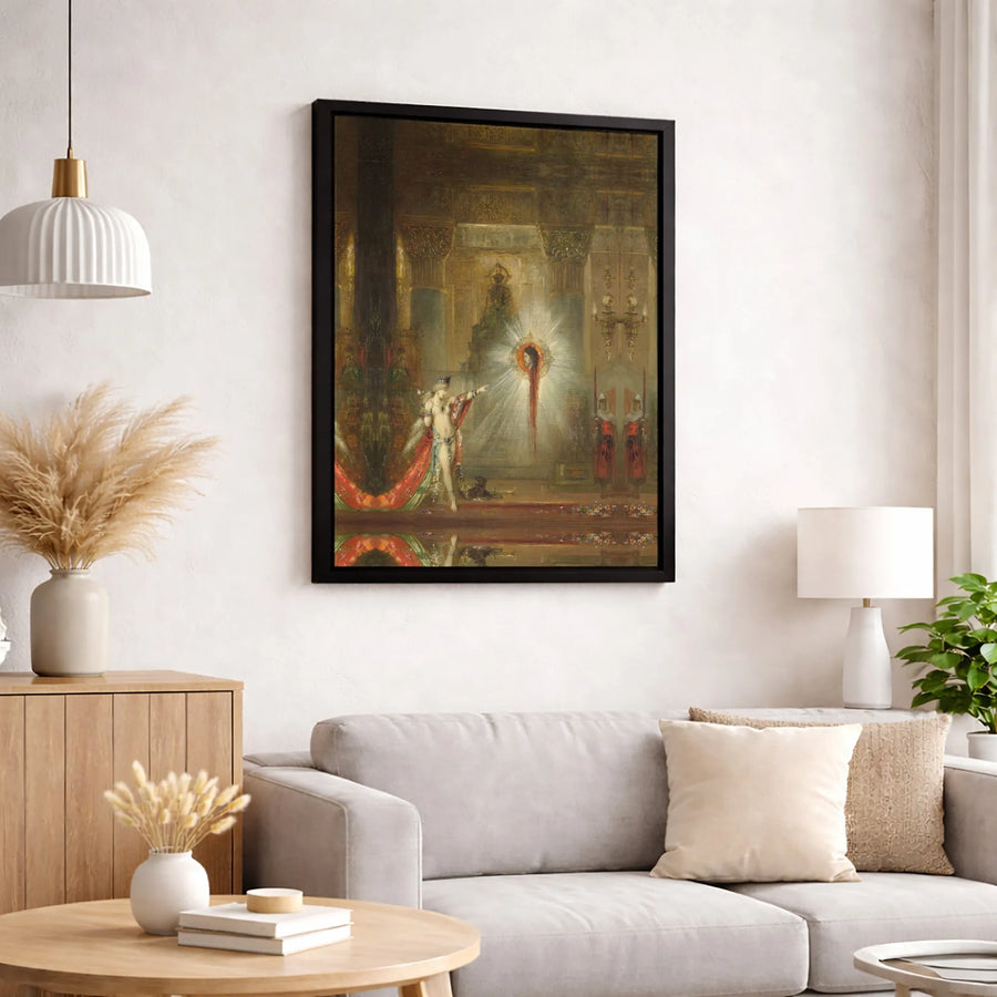 The Apparition by Gustave Moreau | Famous Symbolist Art Canvas Print | Gallery-Quality 1.25" Profile | Classical Fine Art Home Decor Wall Hanging