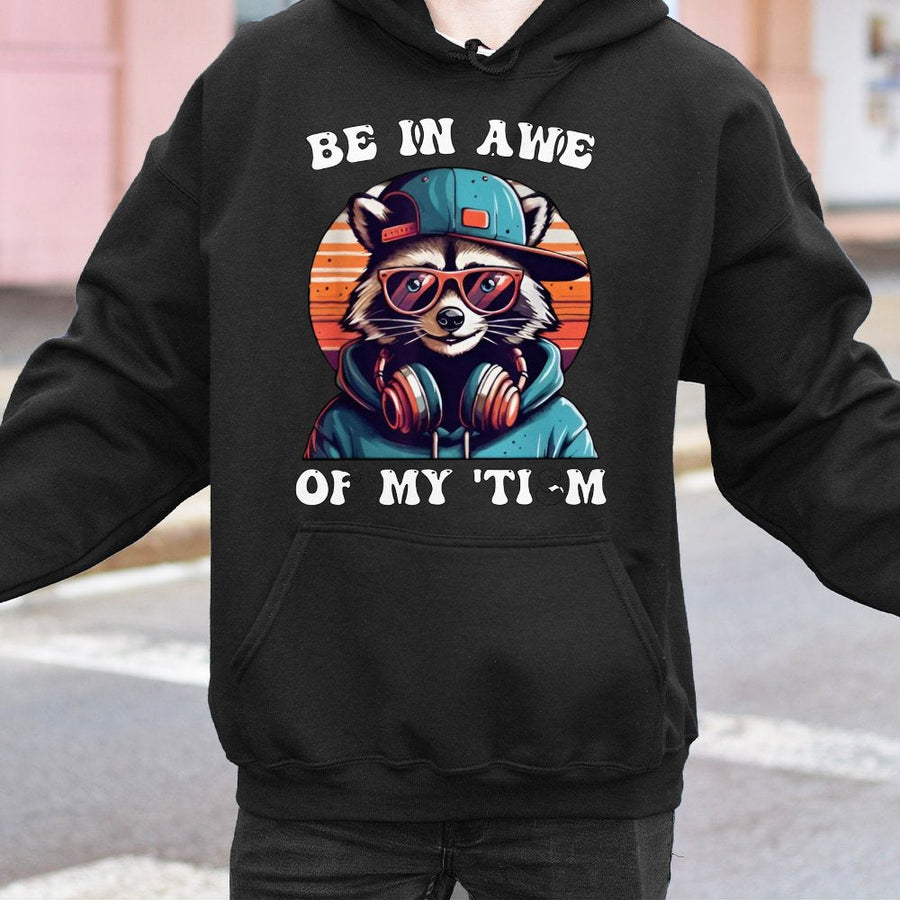 Cool Raccoon Graphic Hoodie | Streetwear Hip Hop Aesthetic | Premium Cotton Blend | Gift For Animal Lovers & Urban Fashion Fans