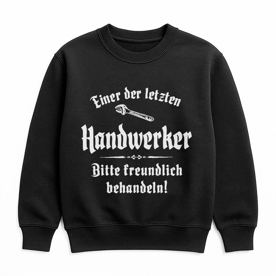 Handwerker Sweatshirt | Funny German Craftsman Saying Graphic | Premium Cotton Blend | Gift for German Dad, Handyman