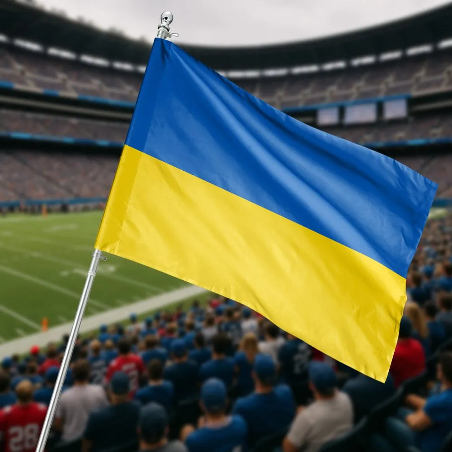 Ukrainian Flag House Flag | Double Sided Blue and Yellow Banner | Premium Fade-Resistant Polyester | Outdoor Porch Decor Gift for Supporters