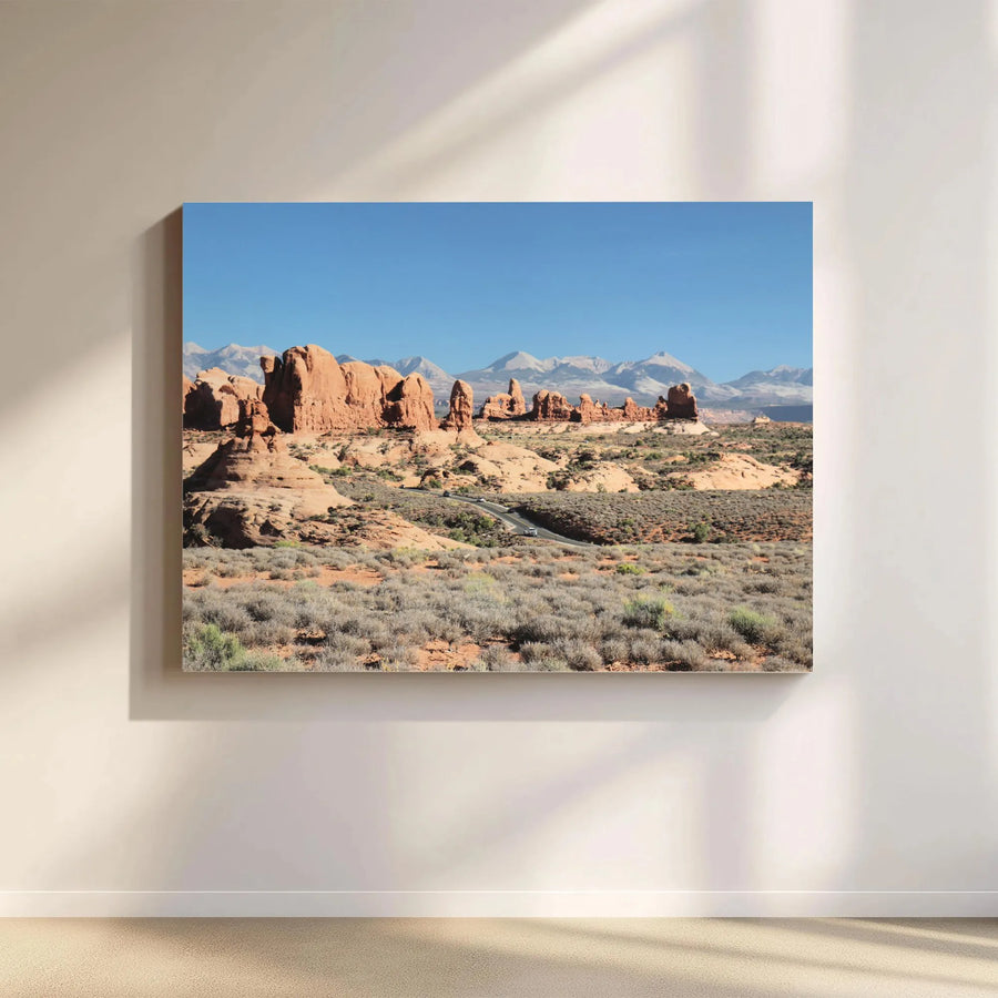 Arches National Park Canvas | Utah Desert Landscape Photo Print | Premium Gallery Wrapped Wall Art | Gift for Nature Lover