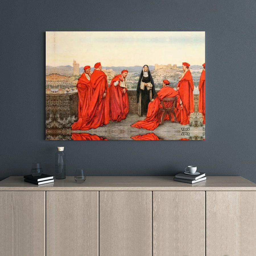 The Forerunner Canvas Print | Eleanor Fortescue-Brickdale Fine Art | 1.25 Inch Gallery Wrap | Religious History Decor for Art Collectors
