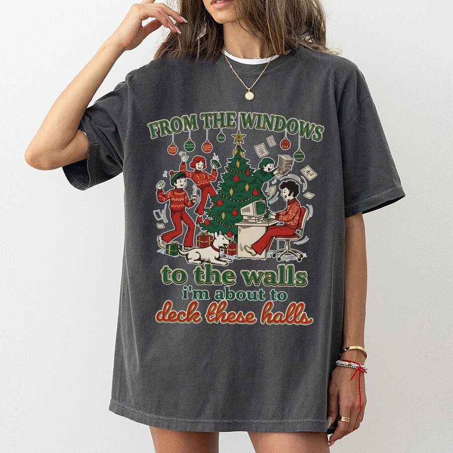 Funny Christmas T-Shirt | Retro Hip Hop Holiday Lyric Design | 100% Cotton Premium Tee | Unique Festive Gift For Men And Women