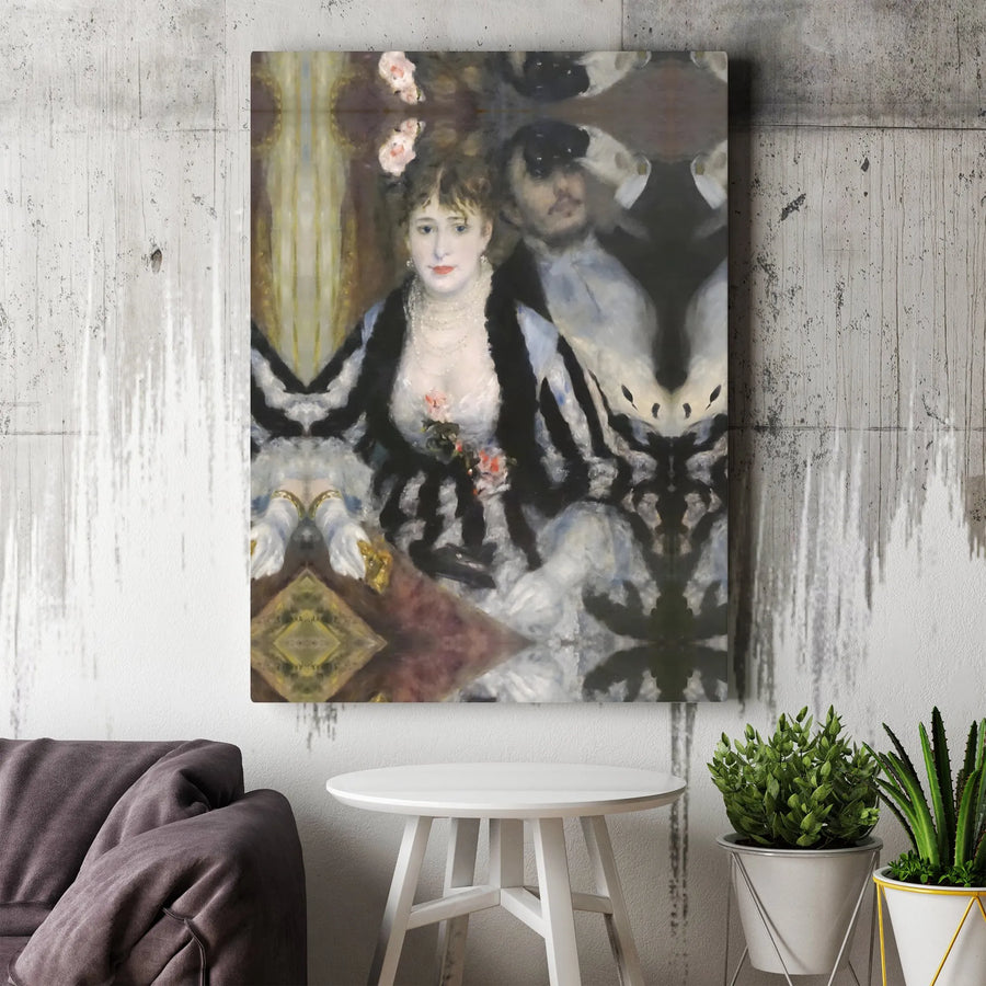 La Loge Renoir Canvas Art | Impressionist Masterpiece Wall Decor | 1.25-Inch Premium Gallery Wrap | Fine Art Gift for Home & Office