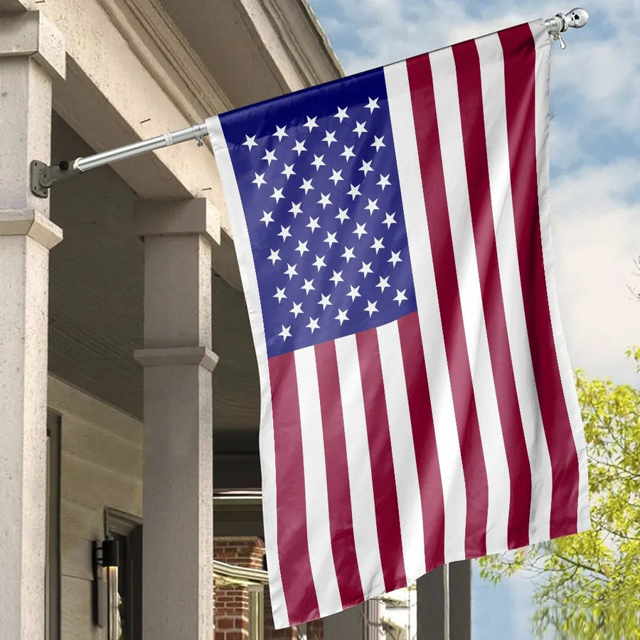 American Flag House Flag | Double Sided Stars and Stripes Banner | Premium Weather-Resistant Polyester | Patriotic Outdoor Yard Decor Gift