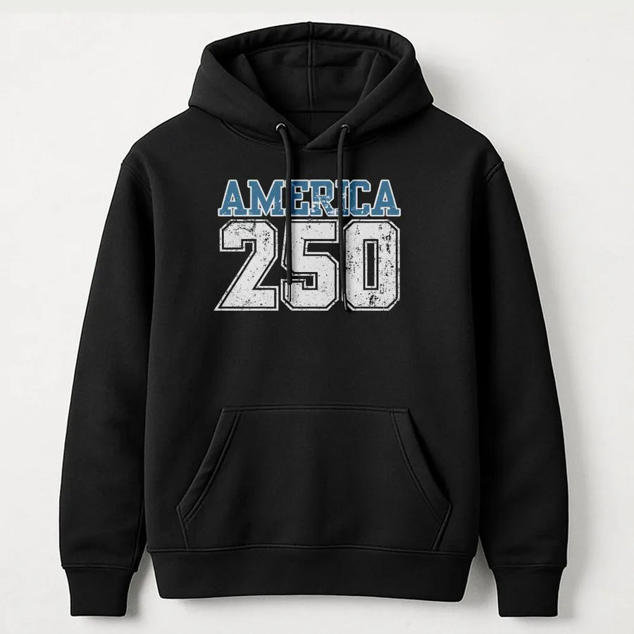 America 250 Hoodie | USA 250th Semiquincentennial | Premium Cotton Blend | Patriotic History Collector's Gift