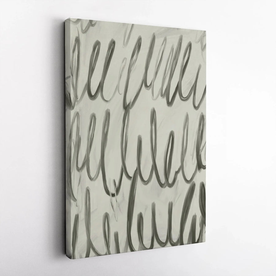 Abstract Brushstroke Canvas Print | Modern Gestural Line Art | Thick Gallery Wrap Canvas | Premium Office & Home Decor Gift