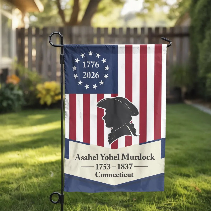 Patriotic Revolutionary War Garden Flag | 1776-2026 America 250th Anniversary | Double Sided Weather-Resistant Polyester | Historic Memorial Yard Decor
