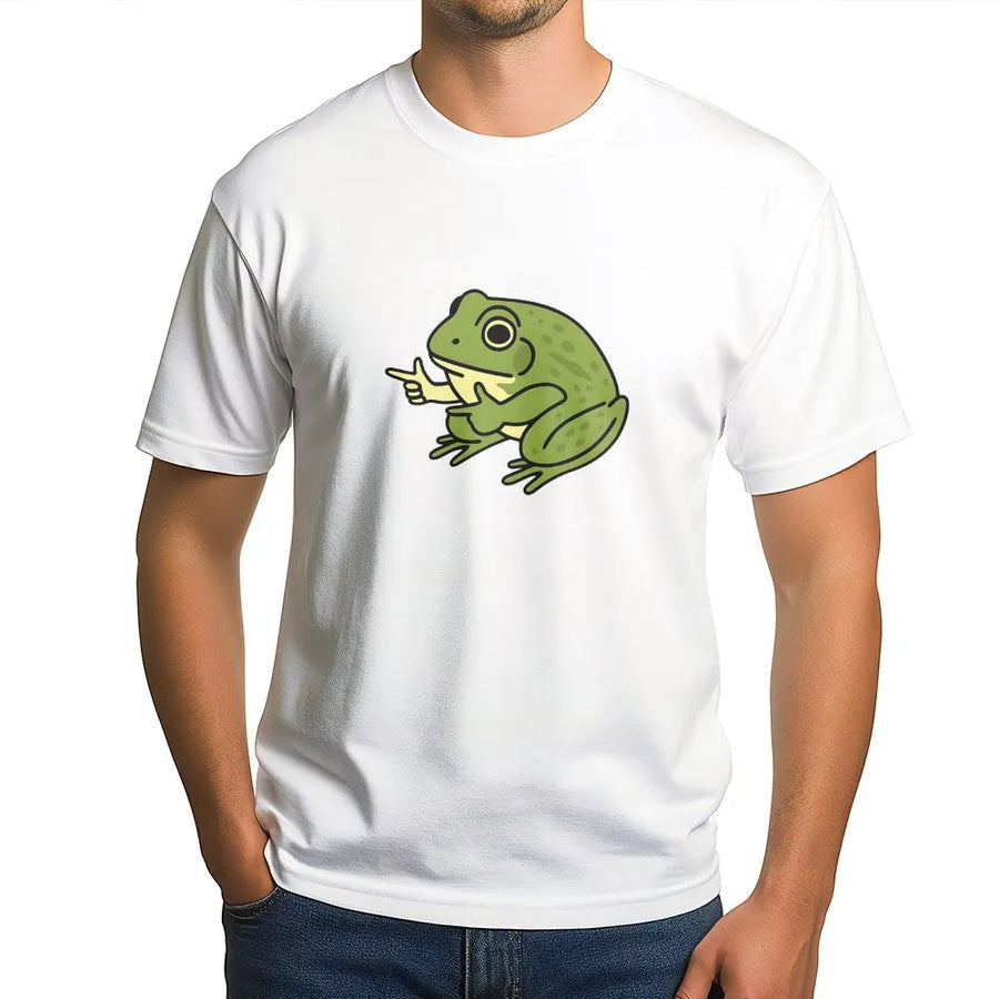 Funny Frog Meme T-Shirt | Sarcastic "Me No Problemo" Quote Graphic | Soft Cotton Unisex Tee | Humorous Gift for Men and Women