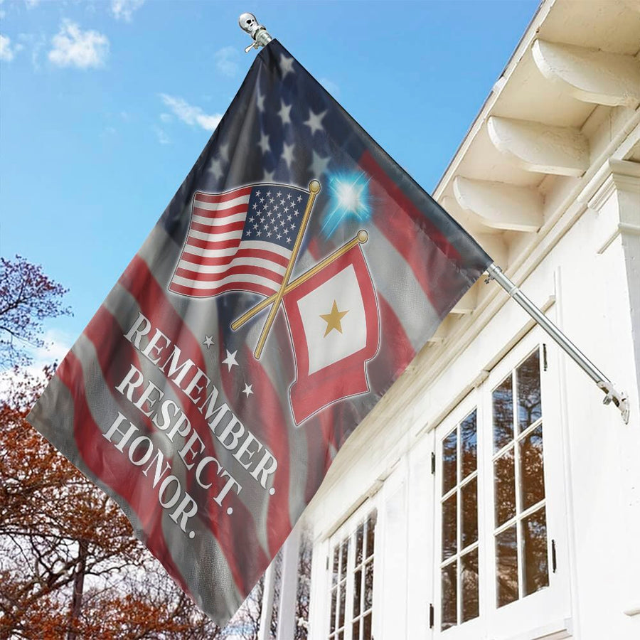 Gold Star Mother Garden Flag | Remember Respect Honor Tribute | Premium Weather-Resistant Polyester | Memorial Day Decor & Military Gift