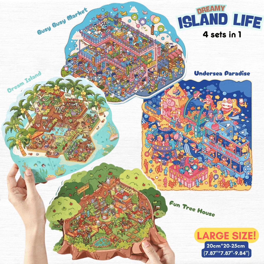 Stick n’ Scene 3D DIY Scene Stickers Therapy Sets