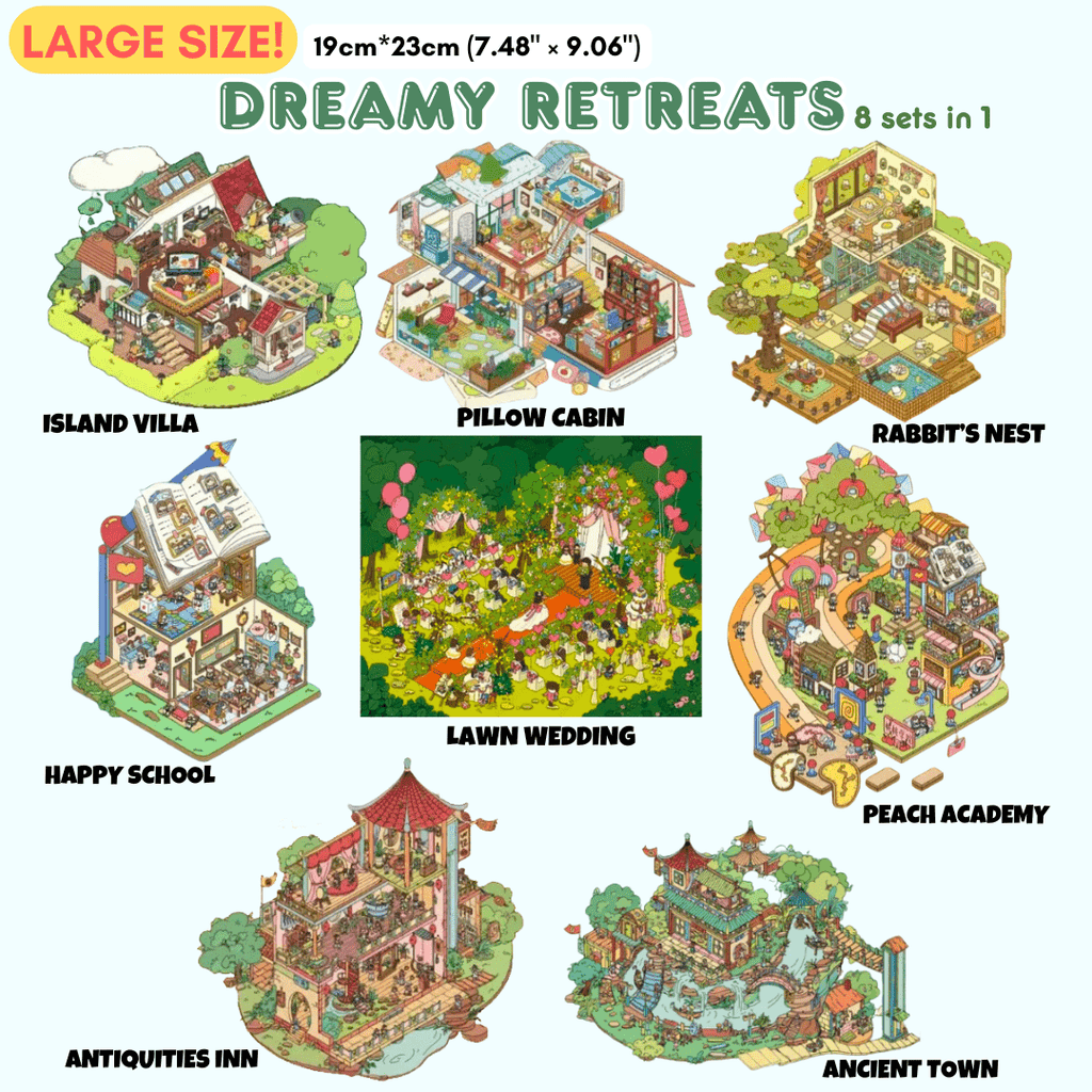 Stick n’ Scene 3D DIY Scene Stickers Therapy Sets