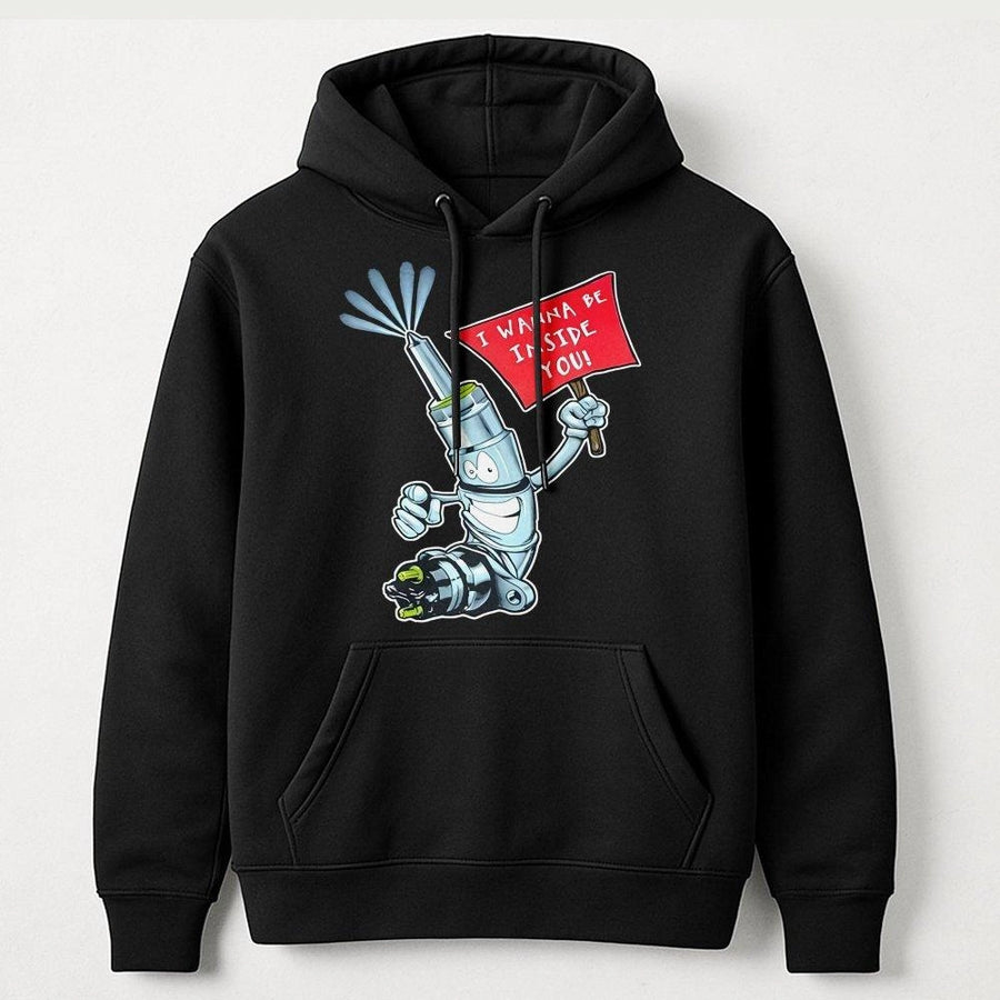 Fuel Injector Graphic Hoodie | Funny Car Mechanic Gift | Premium Cotton Blend | Unisex Automotive Apparel for Racing Enthusiasts