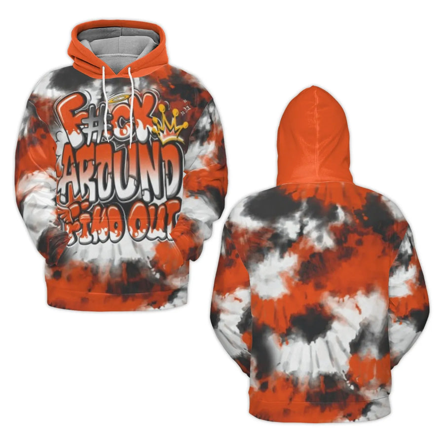 Fuck Around And Find Out 3D Hoodie | Urban Graffiti Streetwear Design | Premium Soft Brushed Fleece | Edgy Gift For Him And Her