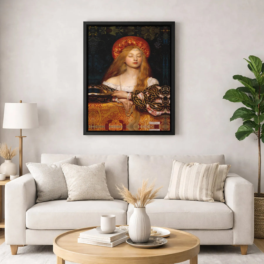 Vanity by Frank Cadogan Cowper Canvas Print | Pre-Raphaelite Fine Art Wall Decor | Gallery-Quality 1.25" Profile | Classic Romantic Gift for Art Lovers