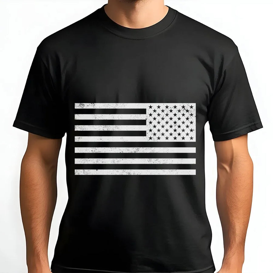Distressed American Flag T-Shirt | Vintage USA Patriotic Graphic Tee | Premium Soft Cotton Blend | July 4th Independence Day Gift For Men And Women