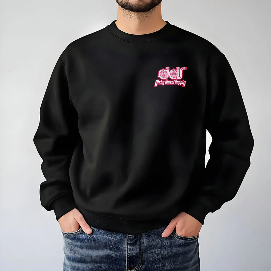 Diesel Truck Sweatshirt | Turbocharger Graphic Apparel | Premium Cotton Blend | Gift for Diesel Mechanic Car Enthusiast