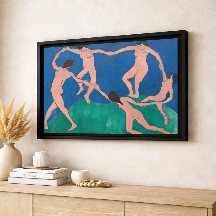 Henri Matisse The Dance Canvas Art | Famous Fauvist Painting Print | 1.25-Inch Gallery Wrap | Premium Modern Wall Decor for Home or Office