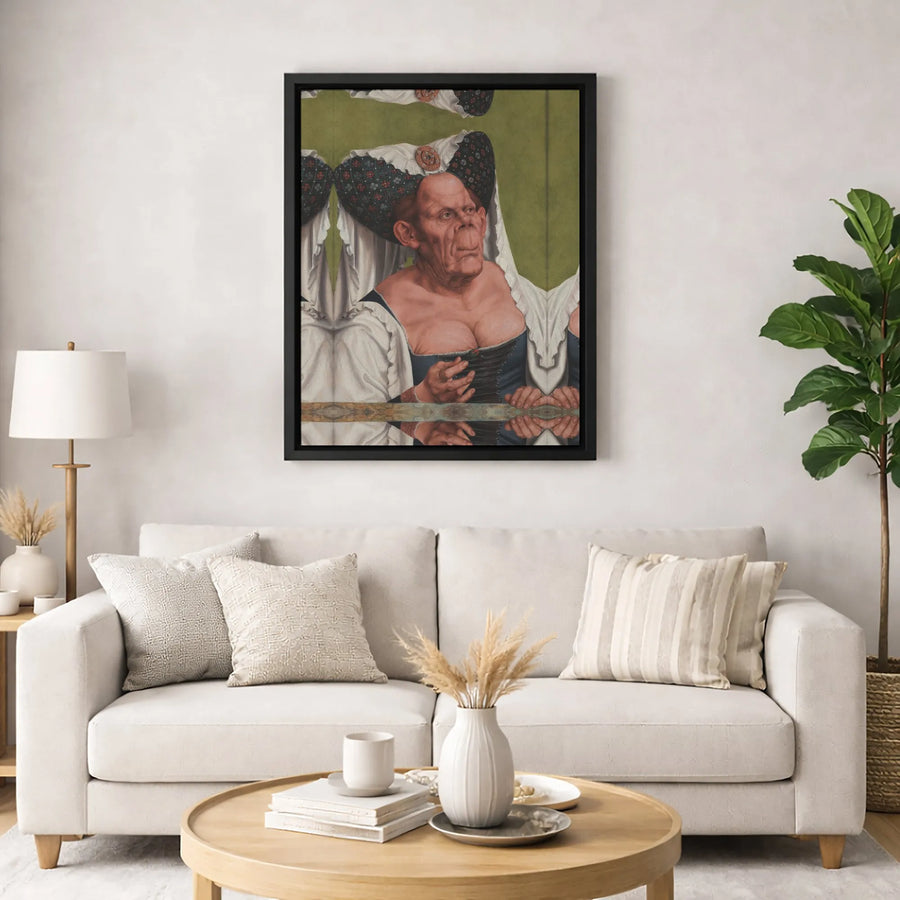 The Ugly Duchess Canvas Print | Renaissance Art Wall Decor | Premium 1.25-Inch Gallery Wrap | Famous Portrait Fine Art Gift