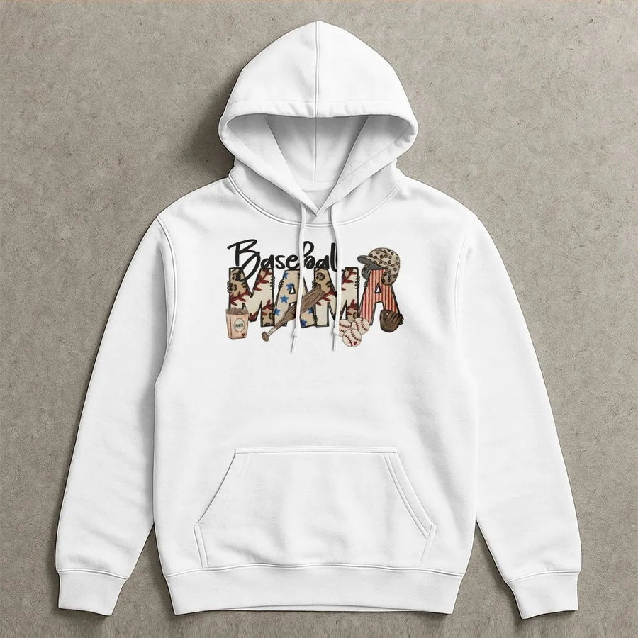 Baseball Mama Hoodie | Vintage Gameday Graphic Tee | Soft Cotton Shirt | Mother's Day Gift for Baseball Mom
