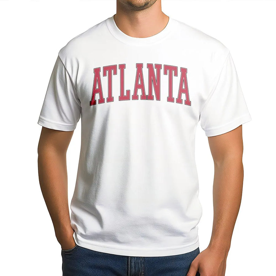 Atlanta T-Shirt | Vintage Georgia Collegiate Crewneck | Premium Unisex Pullover | City Pride Souvenir Gift for Men and Women