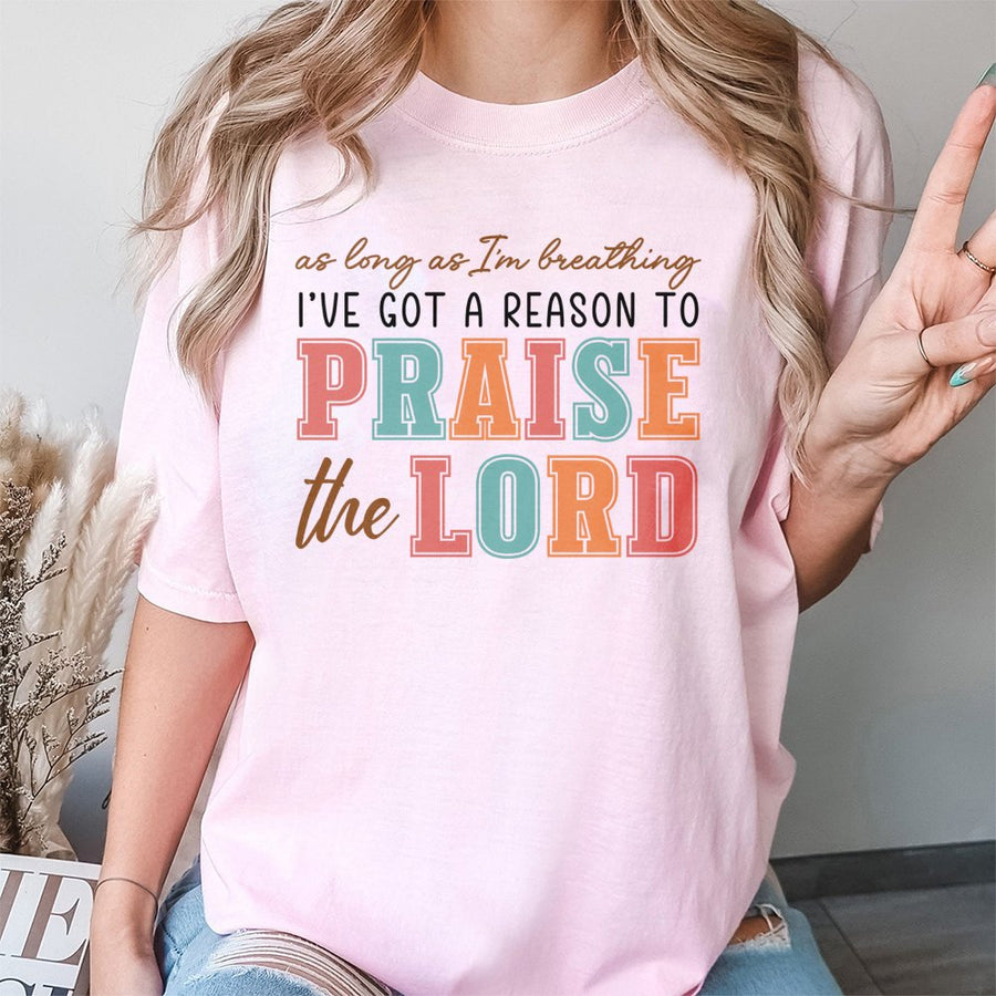 Praise The Lord T-Shirt | Retro Aesthetic Faith Graphic | Premium Soft Cotton | Christian Gift For Men Women