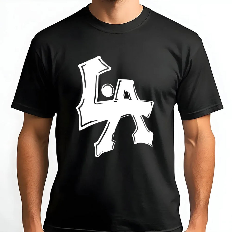 Los Angeles LA Graffiti T-Shirt | Urban Streetwear Graphic Tee | Premium Cotton Soft Crewneck | City Pride Gift for Men and Women