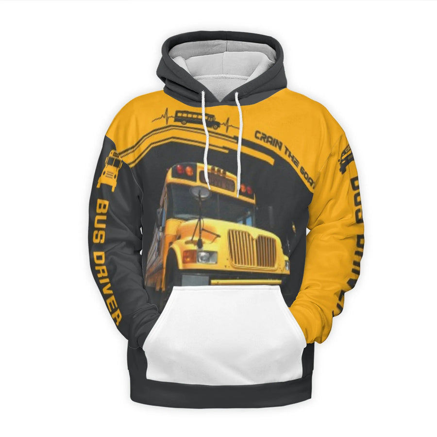 School Bus Driver Hoodie | Student Delivery Specialist 3D Print | Premium Polyester Fleece | Gift for Bus Driver Appreciation