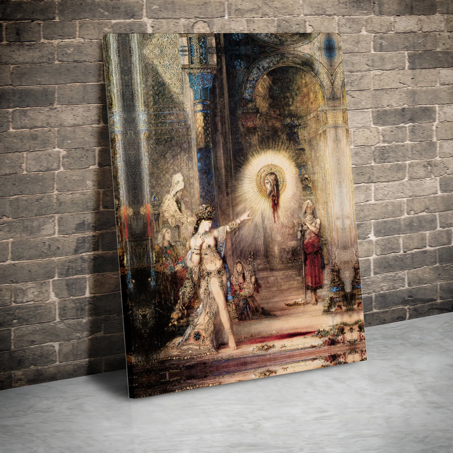 The Apparition Canvas Print | Gustave Moreau Salome Artwork | Gallery Quality Fine Art Wall Decor | Romanticism Painting for Home Office