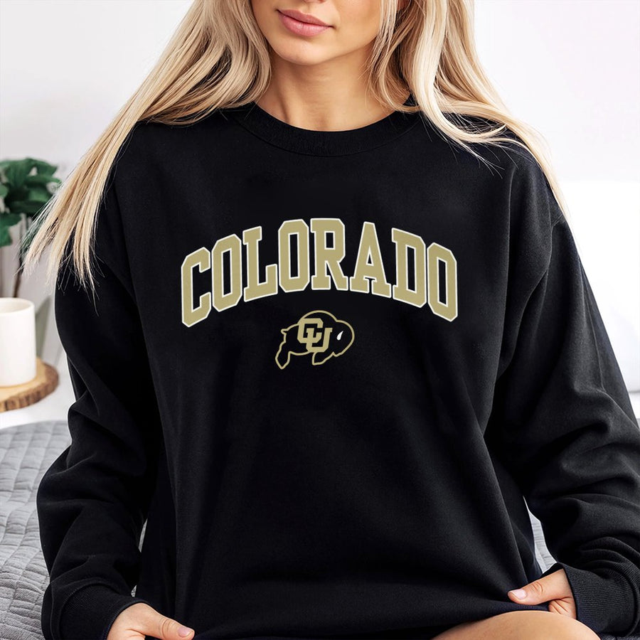 Colorado With Cu Buffaloes Logo Sweatshirt