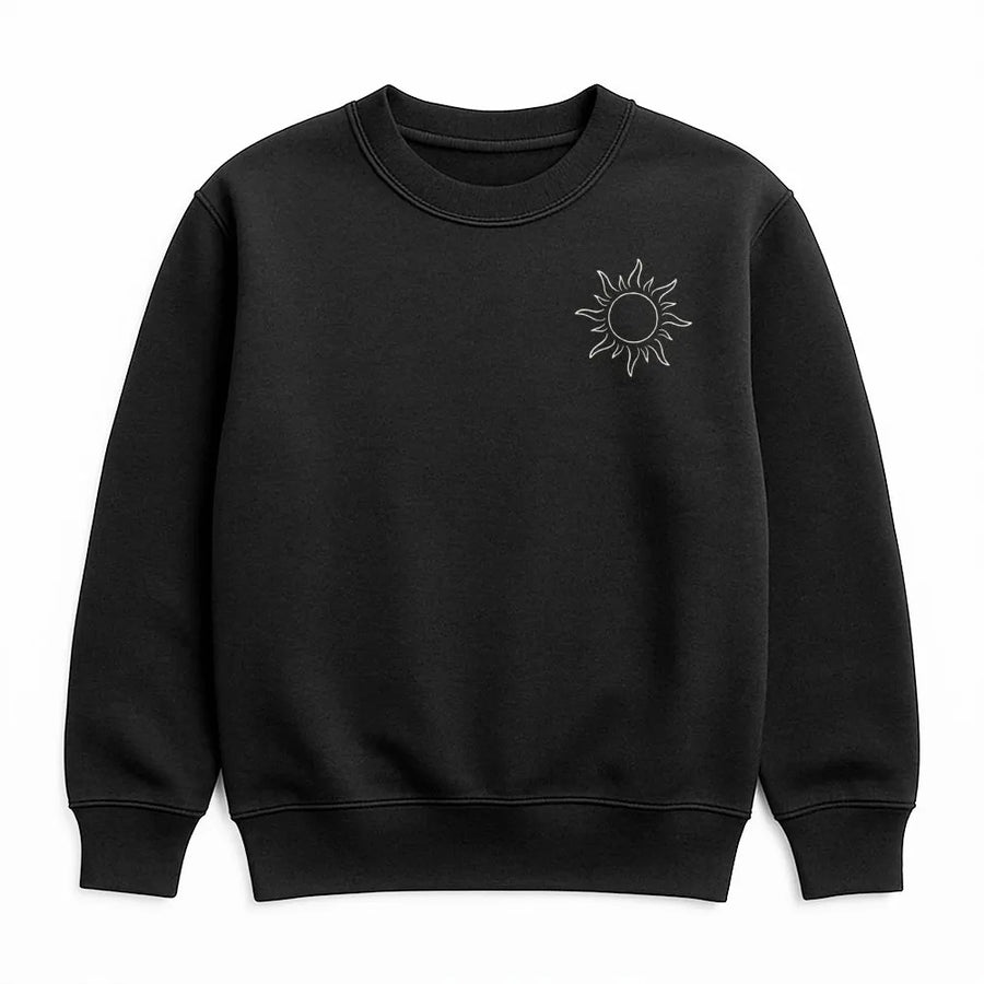 Boho Sun Graphic Sweatshirt | Minimalist Aesthetic Pocket Tee | Premium Comfort Colors Cotton | Vintage Summer Outfit Gift for Her
