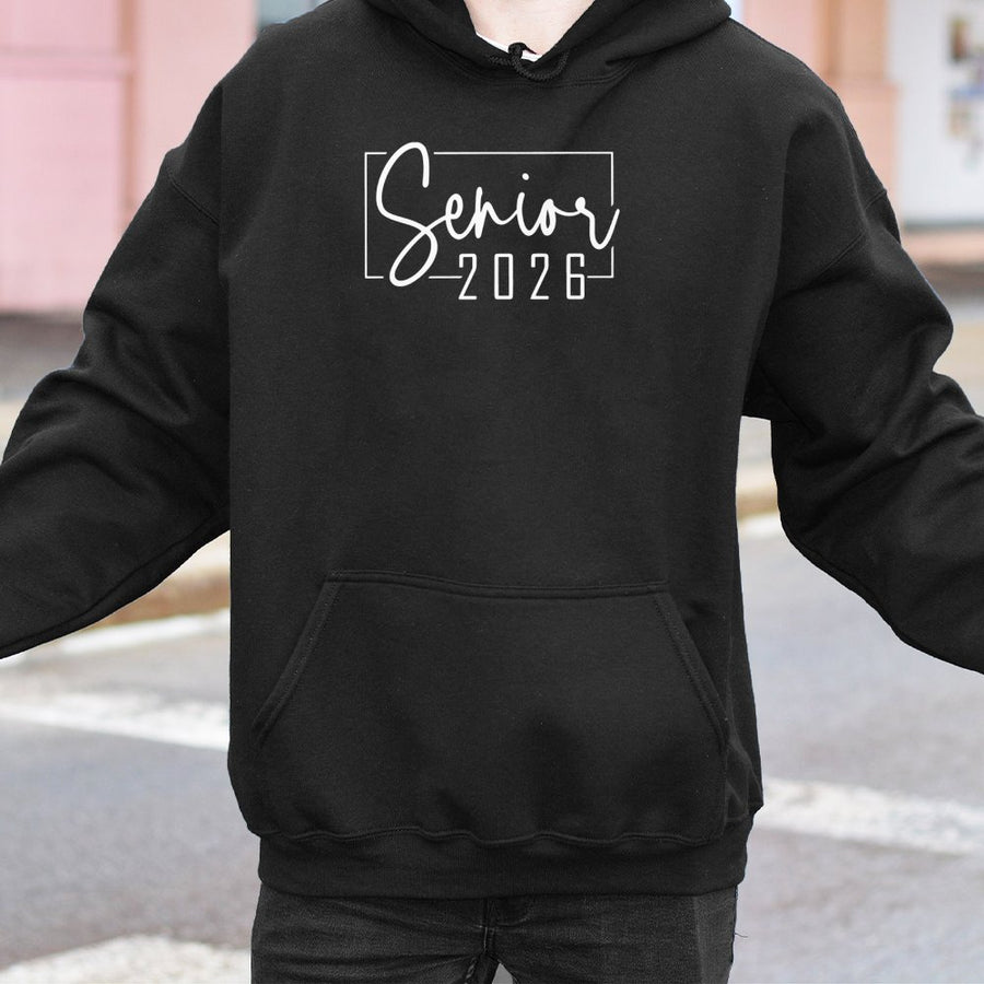 Senior 2026 Hoodie | Minimalist Typography Graduation Sweatshirt | Premium Cotton Blend | Gift for High School or College Graduate