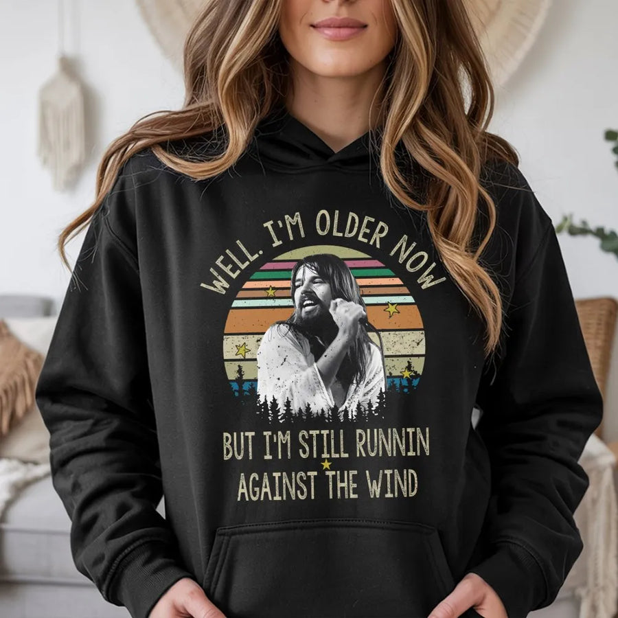 Classic Rock Lyrics Hoodie | Vintage Retro Music Graphic | Soft Cotton-Poly Blend | Premium Gift for Classic Rock Fans and Concert Goers