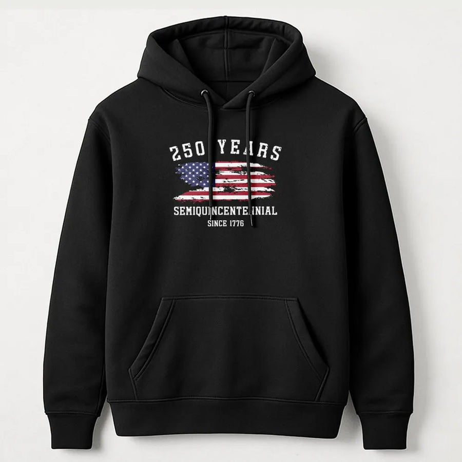 USA 250th Anniversary Hoodie | Vintage 1776 Semiquincentennial Design | Soft Cotton Blend | Patriotic Gift for Men and Women