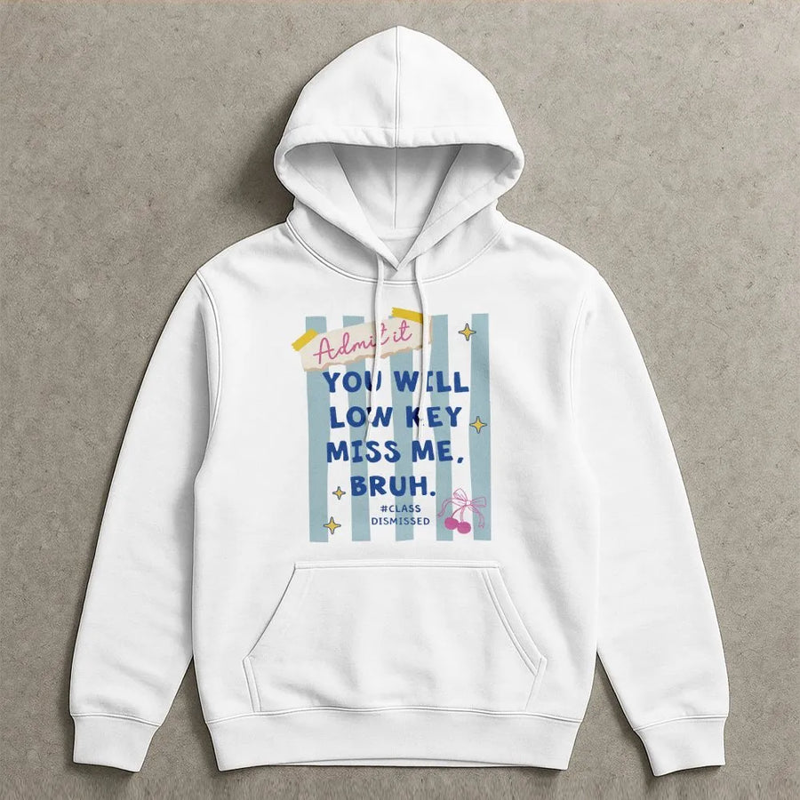 Last Day of School Shirt | Funny 'Miss Me Bruh' Quote Tee | Premium Comfort Colors Cotton | Gift for Student Summer Break