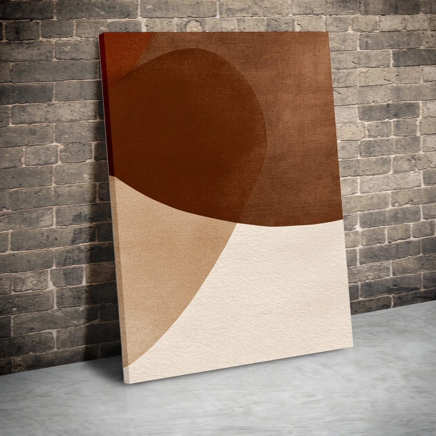 Abstract Geometric Canvas Print | Modern Minimalist Textured Art | Thick Gallery Wrapped Canvas | Premium Home & Office Decor