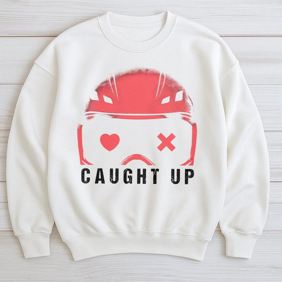 Caught Up Sweatshirt | Dark Romance Graphic Hoodie Alternative | Premium Cotton Blend Crewneck | BookTok Reader Gift For Her