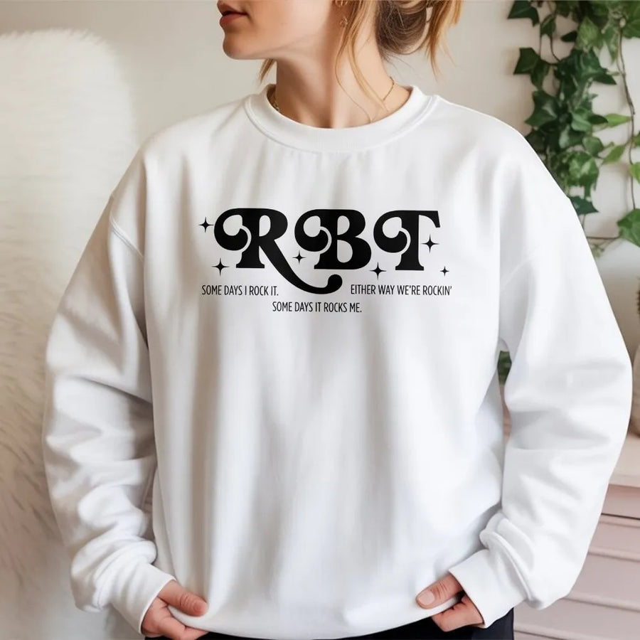 RBT Retro Sweatshirt | Registered Behavior Technician Gift | Premium Cotton Blend | Autism Therapy Professional Apparel