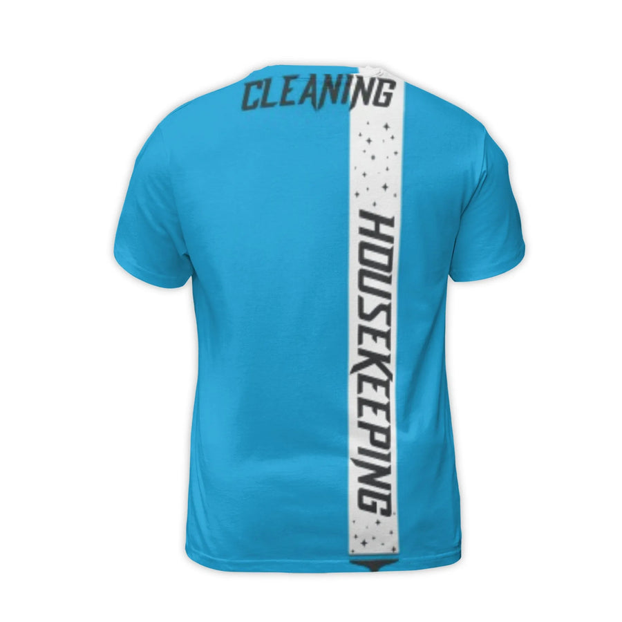 Housekeeping Uniform T-Shirt | Professional Touch Clean Logo Design | Premium Polyester Jersey Blend | Comfortable Apparel for Cleaning Staff