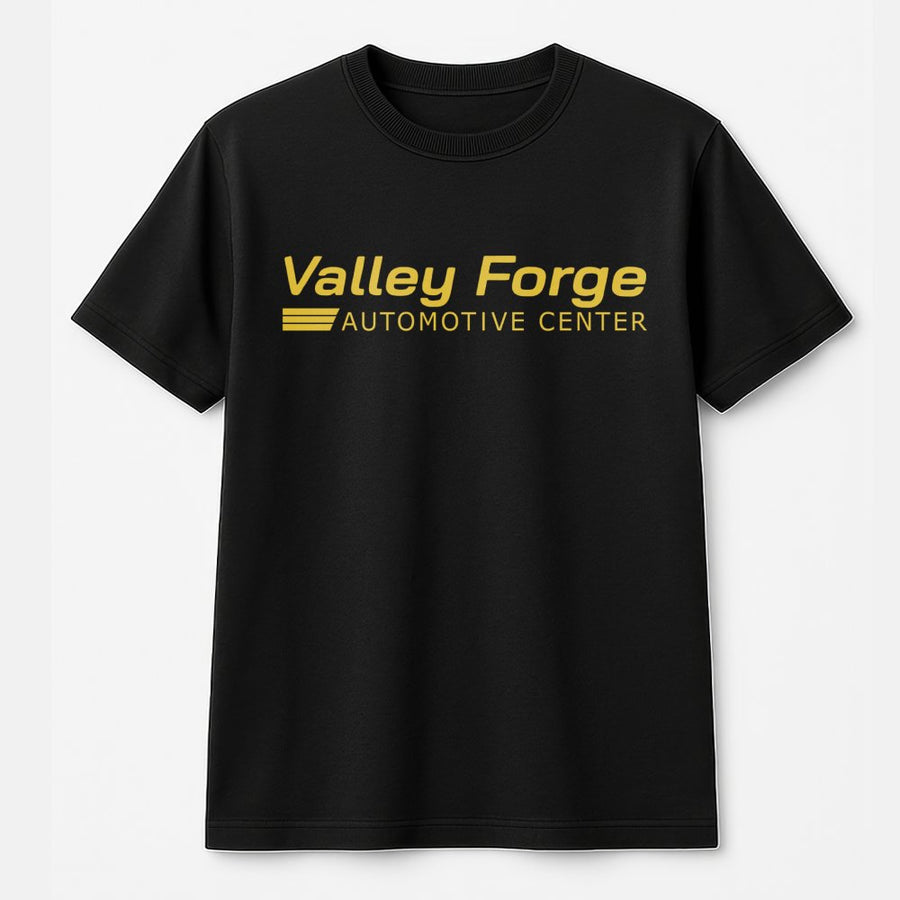Valley Forge Automotive Center T-Shirt | Vintage Garage Logo Graphic | Premium 100% Cotton | Retro Mechanic Gift For Men And Women