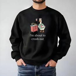 Silly Goose Nurse Sweatshirt | Funny Medical Humor Design | Cotton Blend Premium Apparel | Gift for CNA RN Night Shift Workers