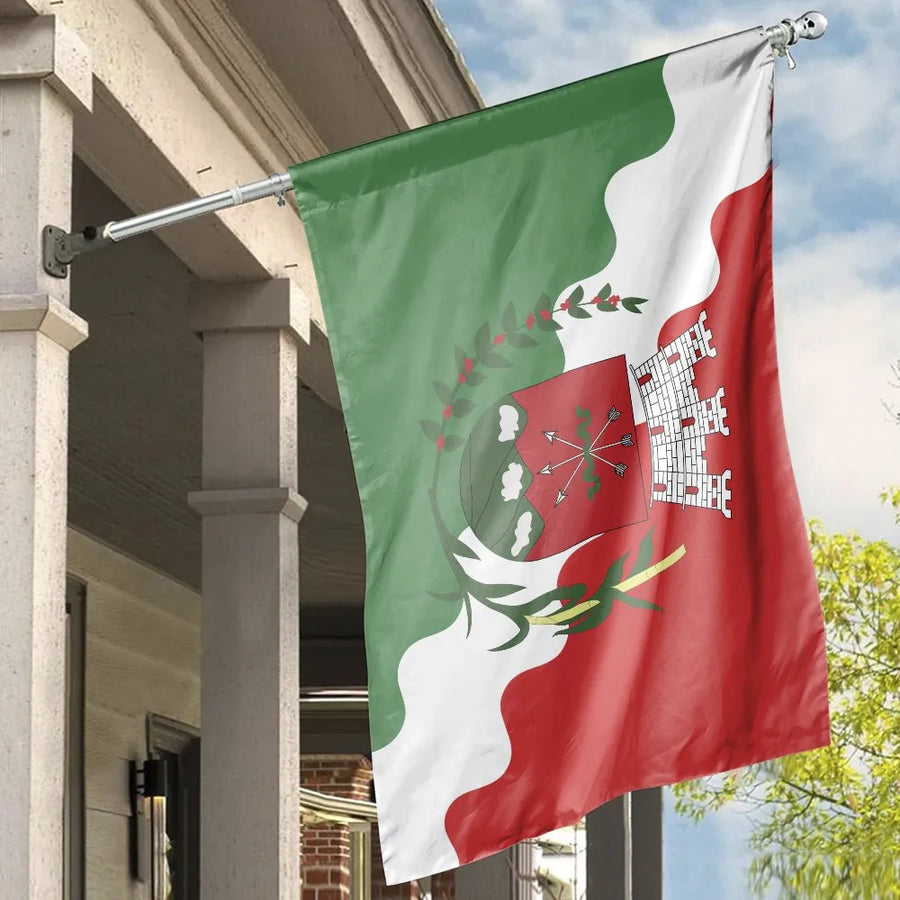San Sebastián Puerto Rico House Flag | Vibrant Double-Sided Print | Premium Weather-Resistant Polyester | Puerto Rican Heritage Outdoor Decor Gift