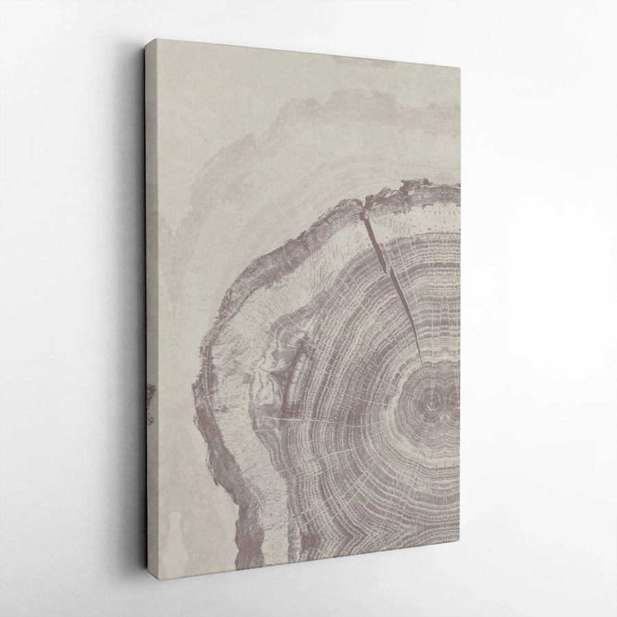 Tree Ring Canvas Print | Abstract Wood Slice Wall Art | Premium Gallery Wrap Canvas | Modern Farmhouse Decor Gift for Nature Lover